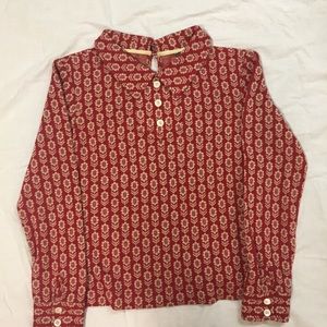 Anthropologie Red Sweater, Orla Kiely